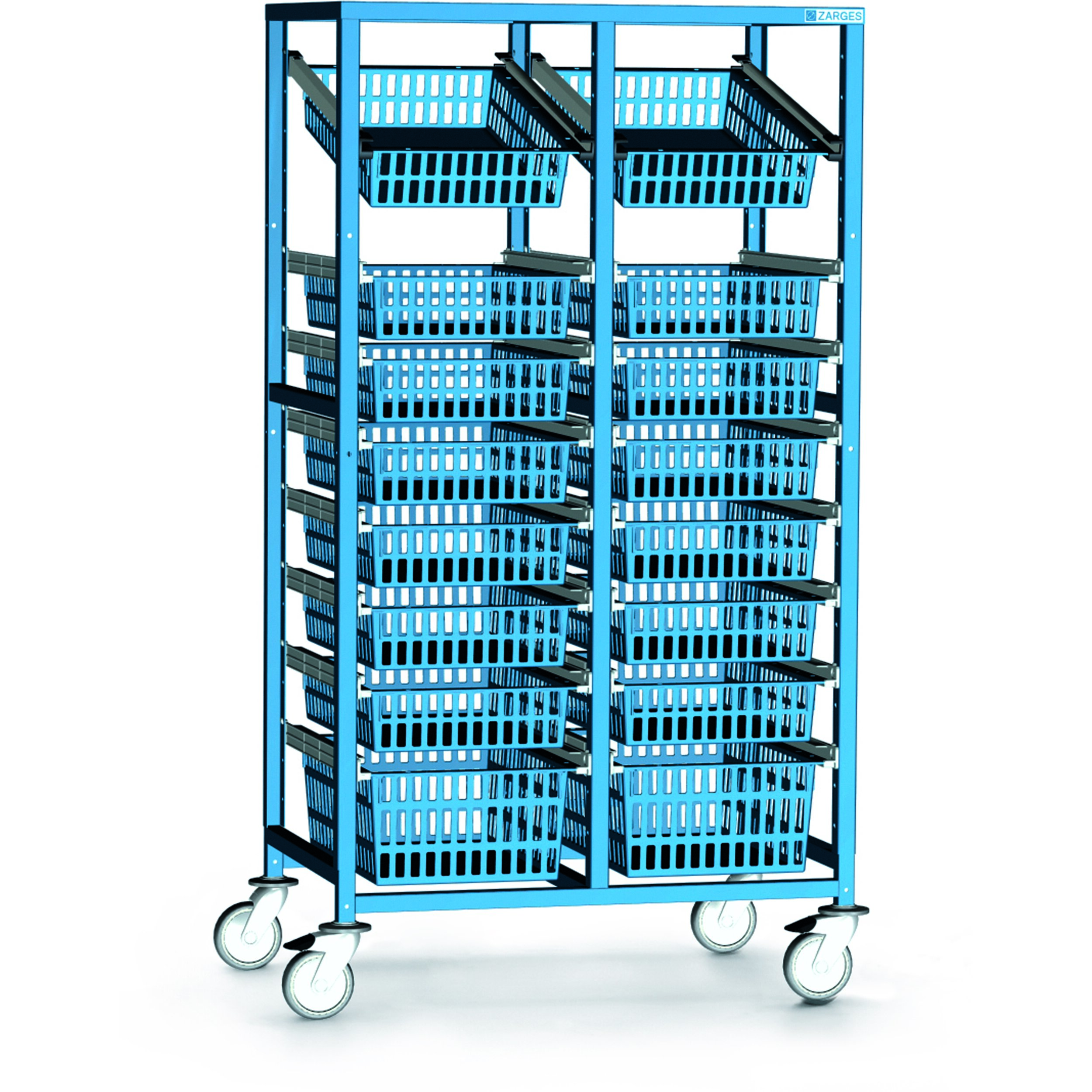 ZARGES modular medical shelving